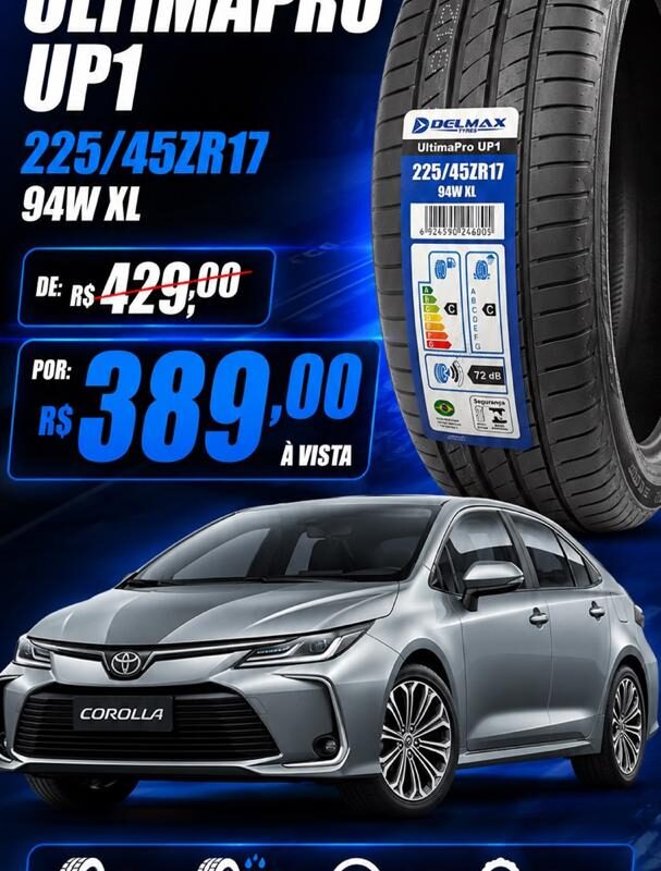 Pneu Delmax UltimaPro UP1 225/45 R17 94W