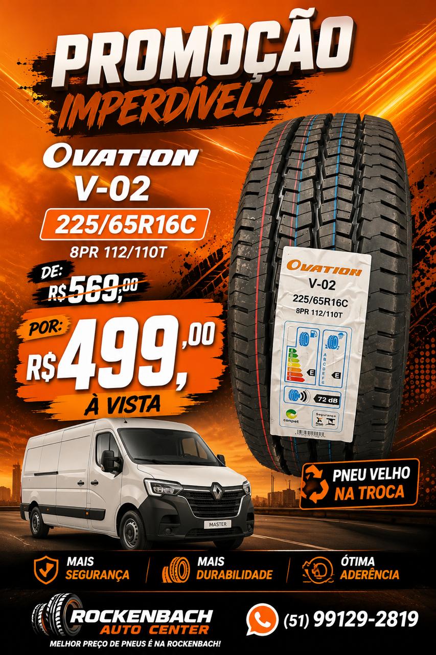 Pneu225/65r16c Ovation V-02 112/110t