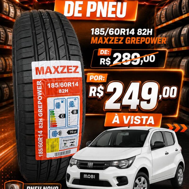 Pneu 185/60R14 82h Maxzez Grepower Novo