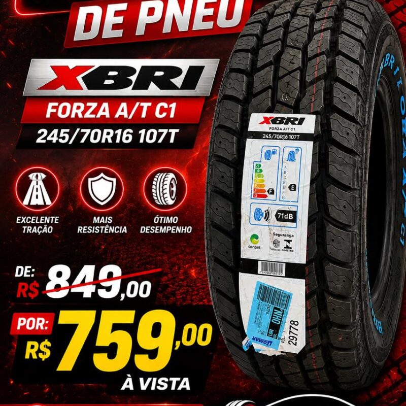 Pneu 245/70R16 107T Xbri Forza A/T C1