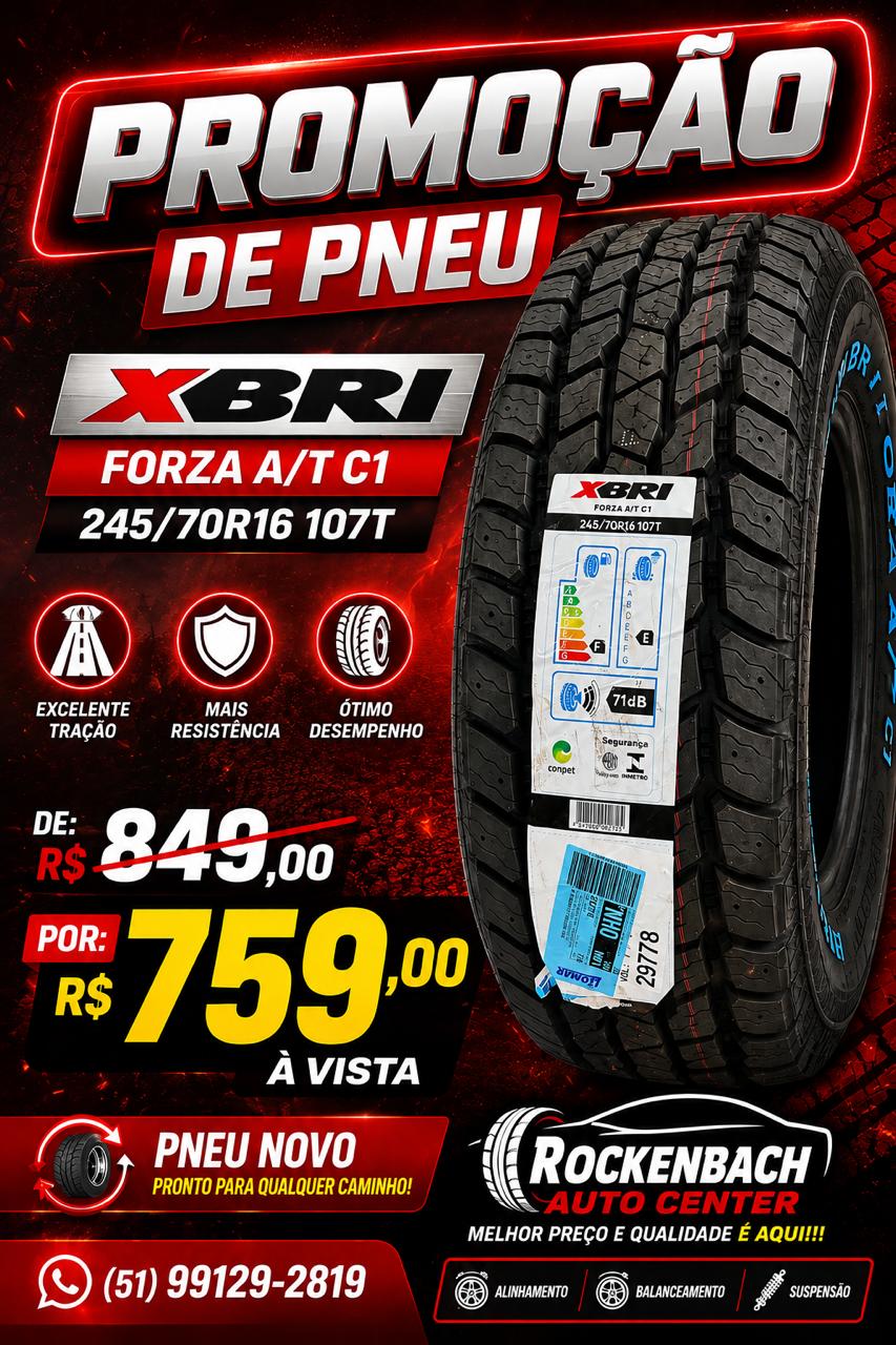 Pneu 245/70R16 107T Xbri Forza A/T C1