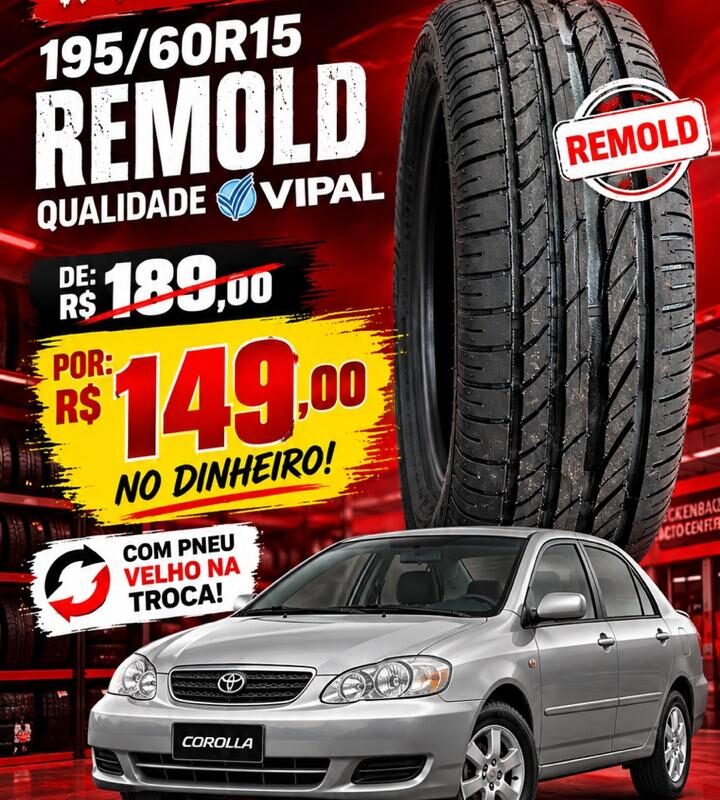 PNEU 195/60R15 VIPAL REMOLD