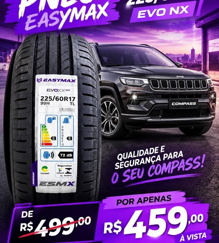 Pneu 225/60R17 99H Easymax Evoxx NX