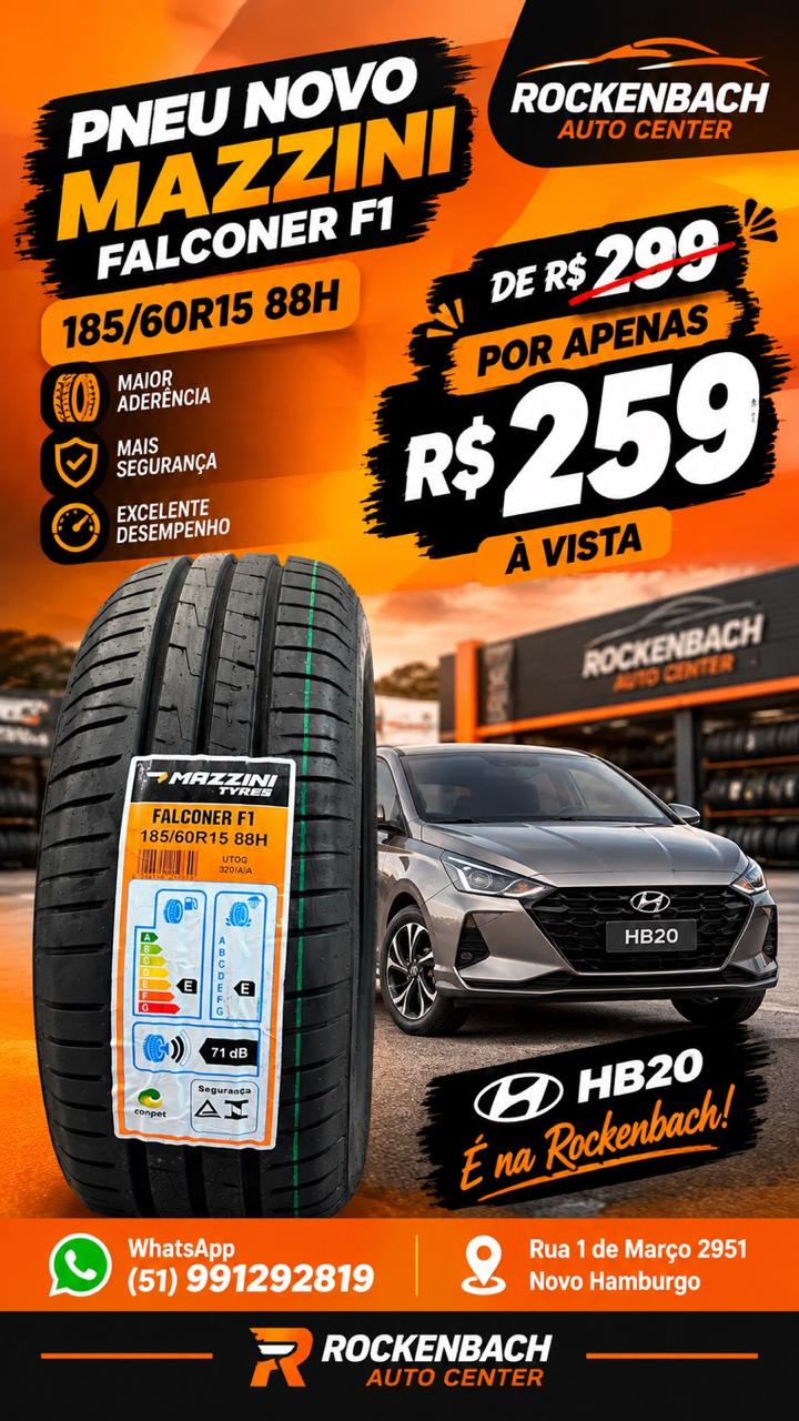 Pneu 185/60R15 Mazzini Falconer 88h F1