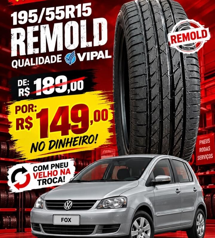 PNEU 195/55R15 VIPAL REMOLD