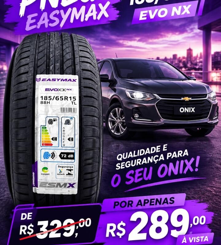 Pneu 185/65R15 88H Easymax Evoxx NX